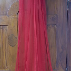 Ethnic Red Gown