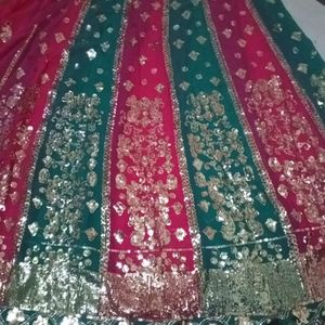 Lahenga Choli Fabric And Duptta Unstitched