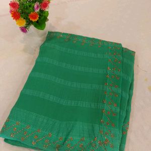 Beautiful satin silk saree