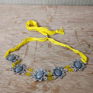 Brand New Oxidised Cheek Choker Necklace Jewellery