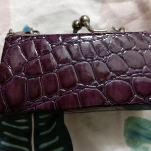 Mini Purple Wallet