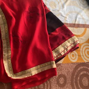 georgette saree like new