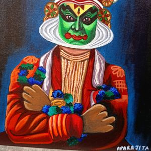 Kathakali Canvas Artwork/ Painting