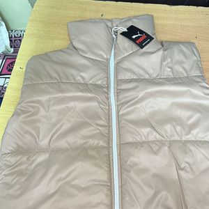 Beige Puffer Jacket