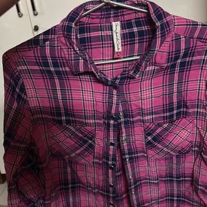 Pink Checks Shirt