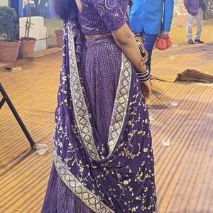 Purple New Lehnga Choli