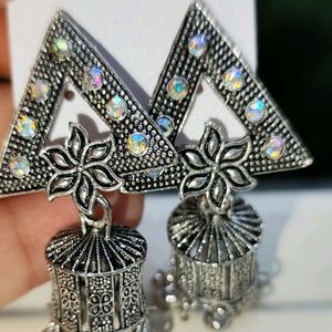 Oxidized earrings