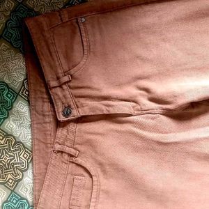 Brown Straight Jeans