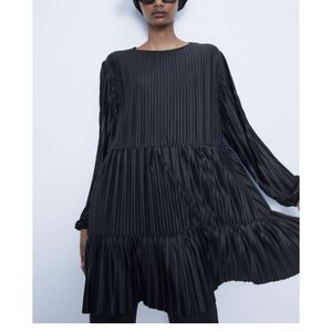 Zara PLEATED DRESS