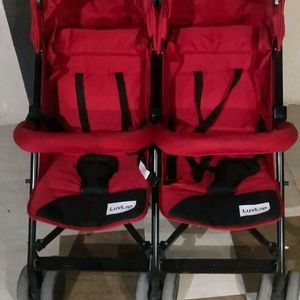 Branded Twins stroller