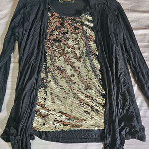 Sequin Top Party Wear