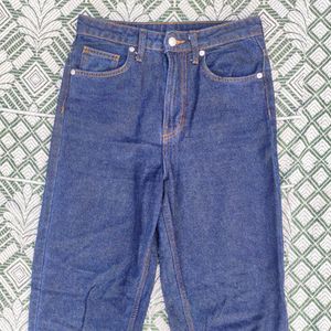 H&M 90's Blue Straight Fit Jeans