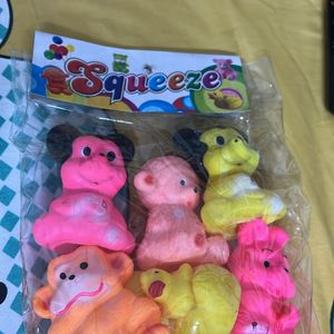 Brand new squeeze Toy Set Of 6