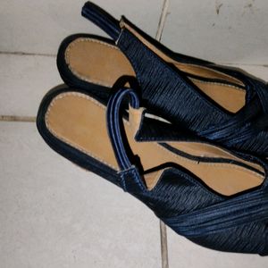 Blue Heels Sandals