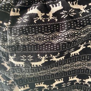 new animal print woolen trouser