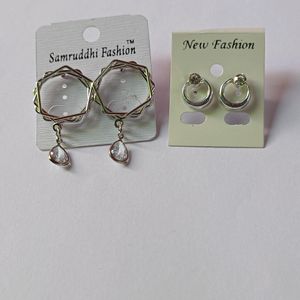 Combo Of 2 Small Earrings