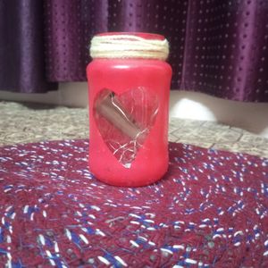 Handmade Jar Painted Lamp