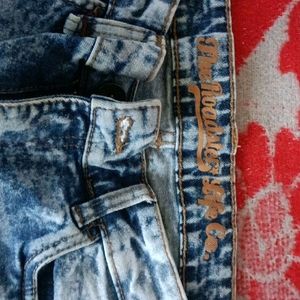 Ice Blue Denim Jeans For Women