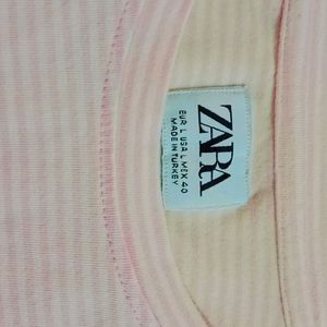 Tshirt In Baby Pink Colour With Stretchable Fabric