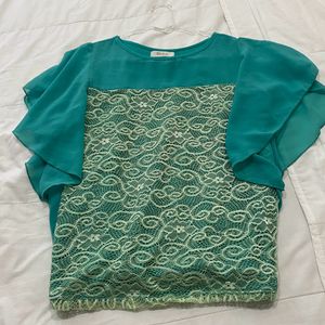 Tunic/top Lace & Chiffon Mixed