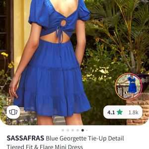 Fit & Flare Mini Dress(Sassafras)