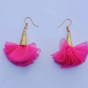 handmade fabric earrings