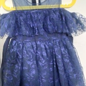 Navy Blue Frock Of 3 To 4 Years