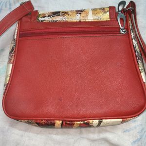 Red Sling Bag