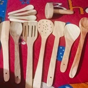 Wooden 13 Spatula Set