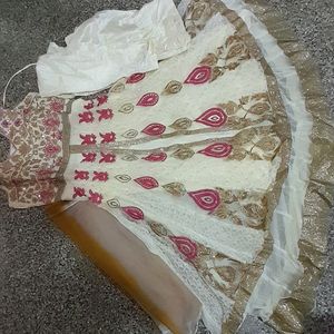 Bajirao Mastani 3 Layer Anarkali Gown