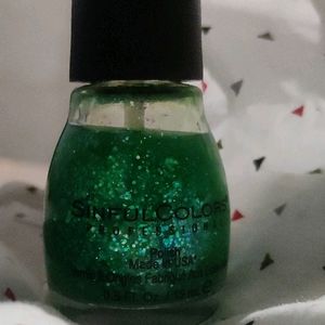 Nail Polish- Green Glittery