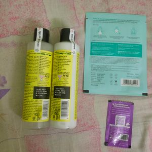 Combo ( Shampoo, Conditioner, Sheet Mask,Oil)