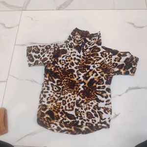 Kids Tiger Print Shirt (2-3 Yrs)