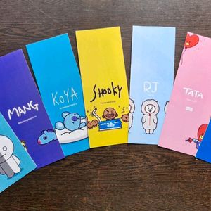 BTS BT21 BOOKMARKS