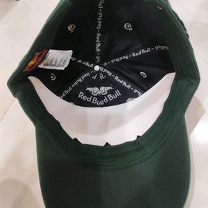 Red Bull Men Olive Green Cap