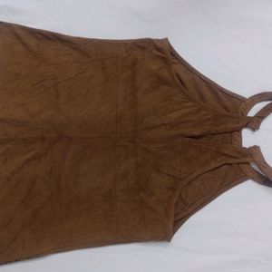 Brown Velvet Party Wear Top