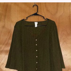 H&M Crop See Through Sweater