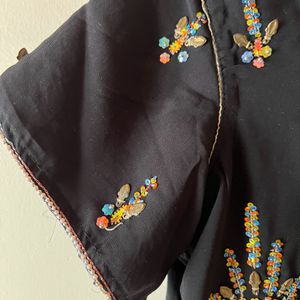 Beautiful Embroidery With Latkan