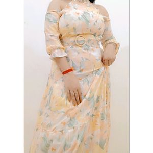 Floral Printed Dress For Women