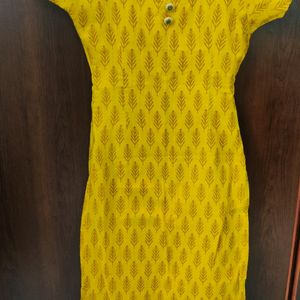 Yellow Kurta