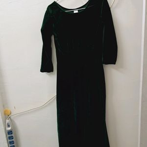 Bottle Green Gown