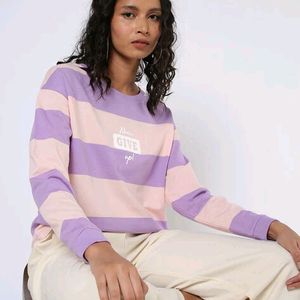 TEAMSPIRIT STRIPED CREW NECK Regular T-shir