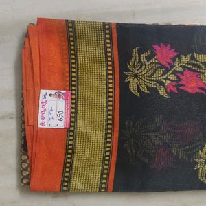 Art Silk Saree With Blouse 6 Meters