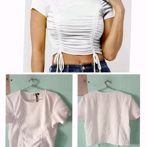 🔥White New Crop Top 🤍👍