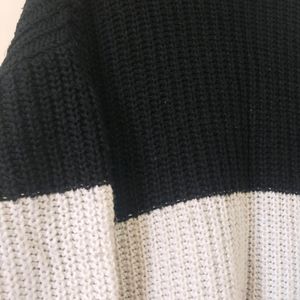 Woollen Sweater With High Neck