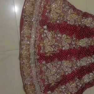 Full Heavy Work Sharara Suit+Free Kids Lehenga