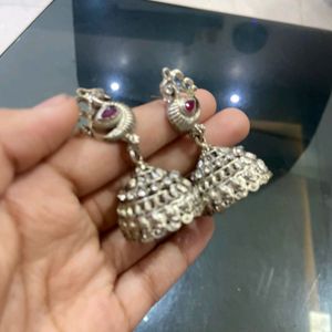 Good Health Itis Indian Culture Earrings In Silver