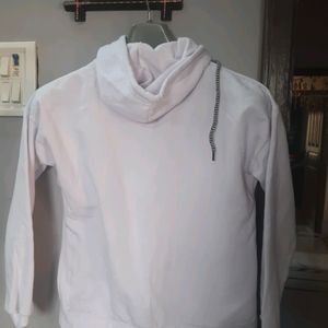 White HOODIE FOR GIRLS