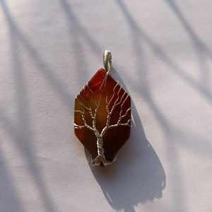 Carnelian Tree Of Life Pendant