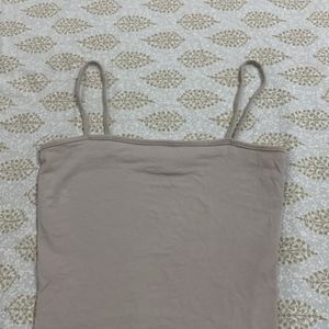 H&M Beige Strappy Top